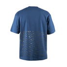 T-Shirt, indigo blau, Rückenansicht, Produktbild