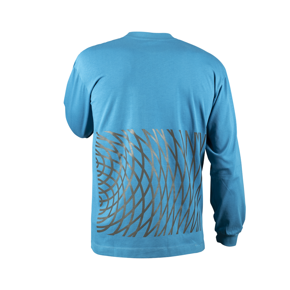 T-Shirt, ocean türkis, Rückansicht, Produktbild
