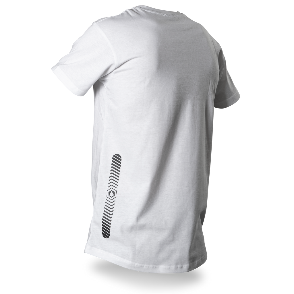 Reflective T-SHIRT, product picture back, white