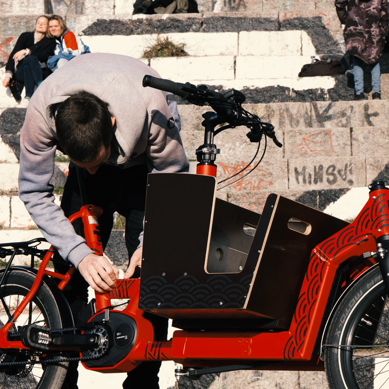 Fahrradfolie, Reflexfolie, reflektierende Sticker, Aufkleber Lastenrad –  REFLECTIVE Berlin