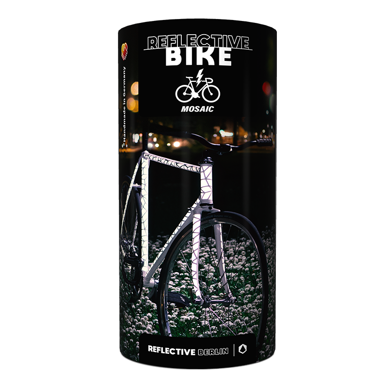 Reflektierende Fahrradfolie, Reflexfolie, DIY Set - Mosaic
