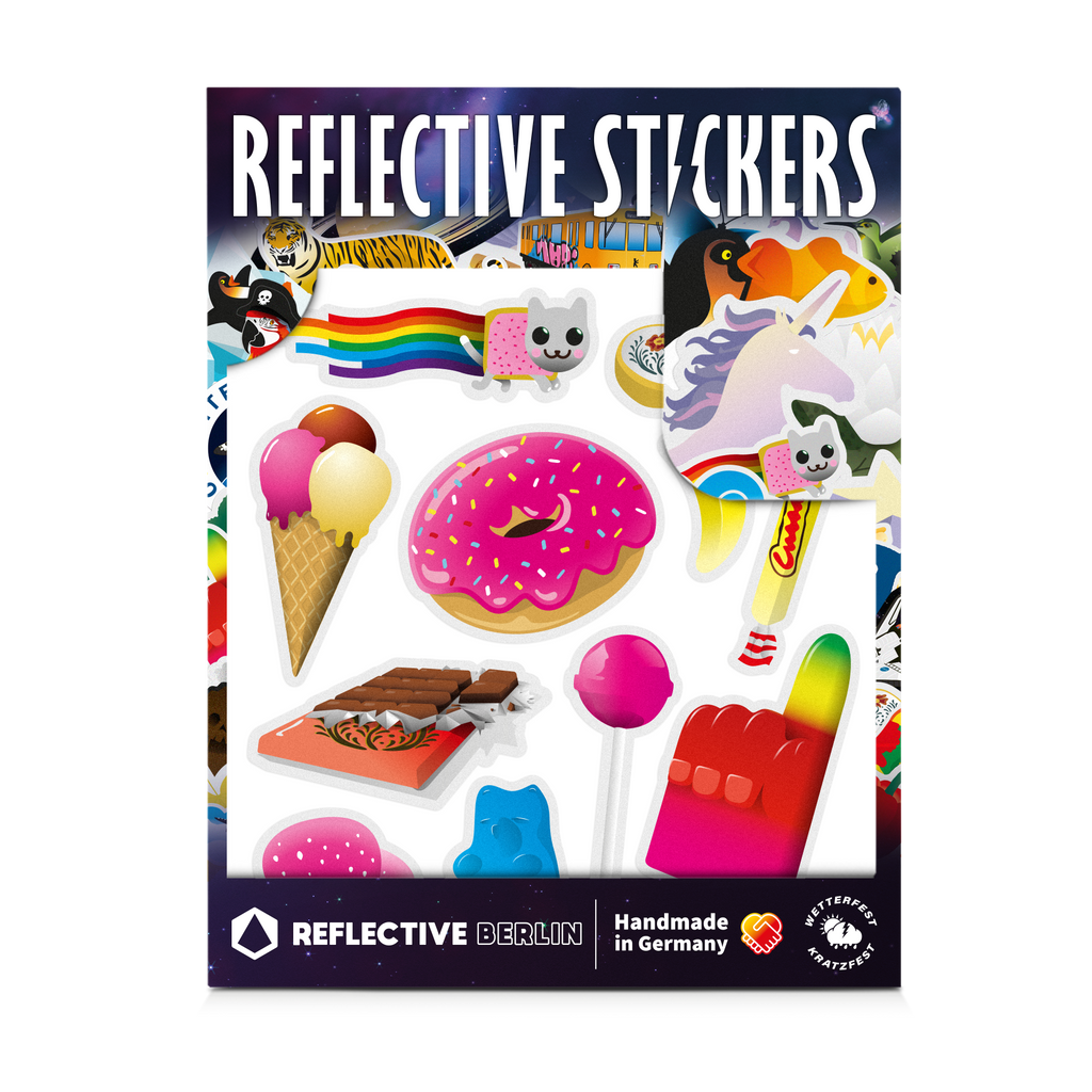 Reflective sticket set, kids sweet edition