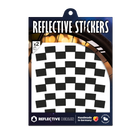 black checker in packaging , black reflective