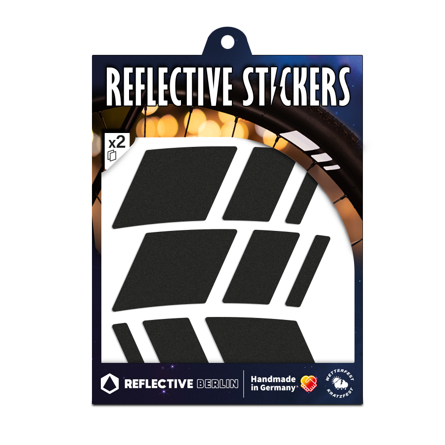 Reflektierende Speichenreflektoren - Reflexsticker für Speichen –  REFLECTIVE Berlin