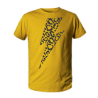 T-Shirt Leo Blitz, gelb, Vorderansicht, Produktbild