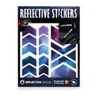 Produktbild, Reflektierende Formen Sticker, Chevrons, Variante Space