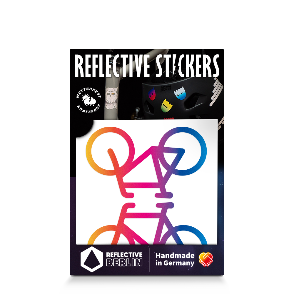 Reflective Berlin  Set de Stickers réfléchissants pour cadre du vélo -  MADE VISIBLE® by TCS
