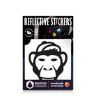 Produktbild Reflexsticker Affe, schwarz