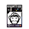 Produktbild Reflexsticker Affe, schwarz