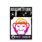 Produktbild Reflexsticker Affe, regenbogen